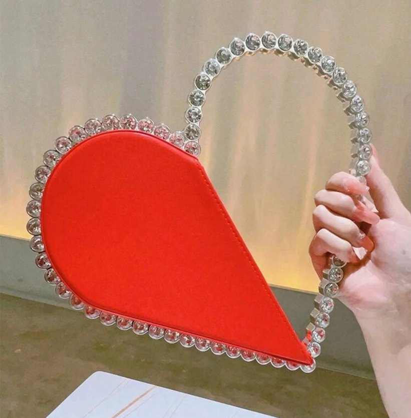 Bej Parlak İşlemeli Deri Kadın Çanta - Görsel 3