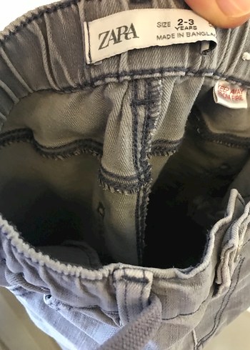 Gri Erkek Çocuk Bol Kesim Kot Pantolon - Görsel 4