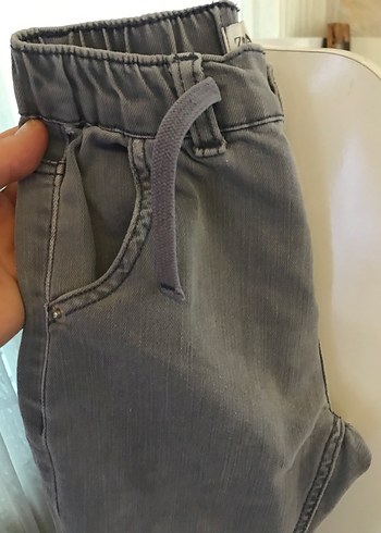 Gri Erkek Çocuk Bol Kesim Kot Pantolon - Görsel 2