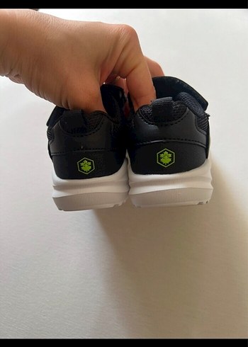 Erkek Çocuk Siyah Yeşil Sneaker - Görsel 4