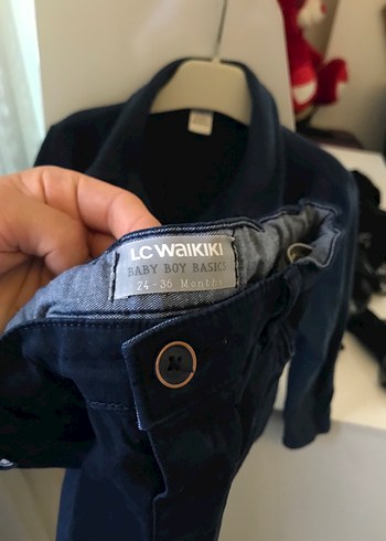 Erkek Çocuk Koyu Mavi Dar Kesim Denim Pantolon - Görsel 3