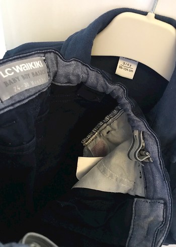 Erkek Çocuk Koyu Mavi Dar Kesim Denim Pantolon - Görsel 2