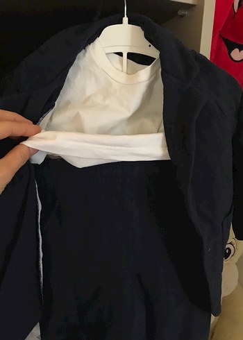 DMB Erkek 3'lü Lacivert Keten Takım - Görsel 5