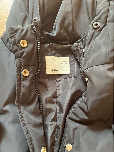 10 Yaş Beden siyah Renk Zara Mont