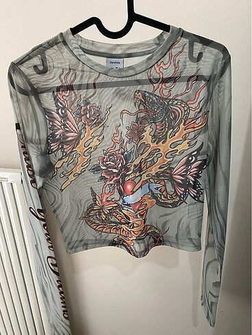 Bershka Transparan Üst