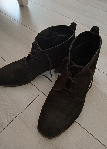 38 Beden siyah Renk Süet bot ayakkabı dünyası 