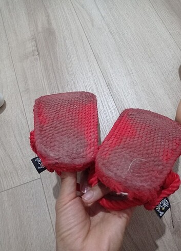 37 Beden kırmızı Renk Hasır sandalet 