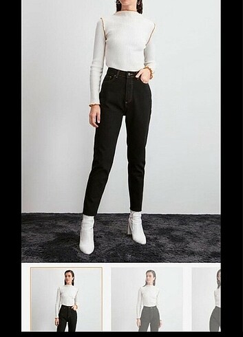 Mom jeans pantolon 