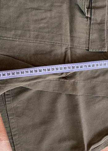 Haki şort etek - Görsel 4