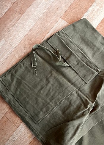 Haki şort etek - Görsel 3