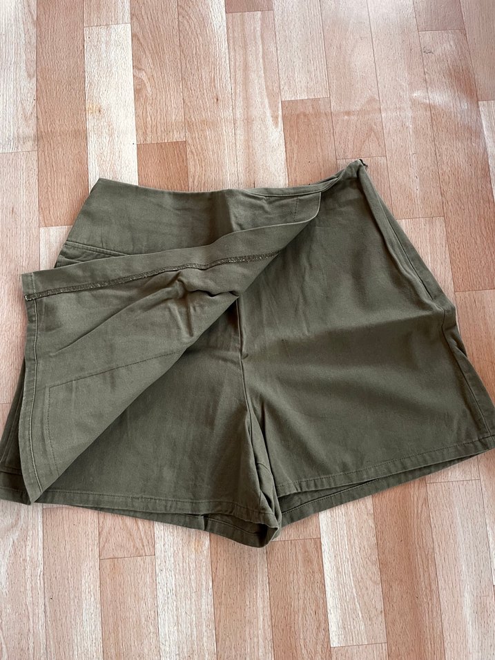 Haki şort etek - Görsel 2