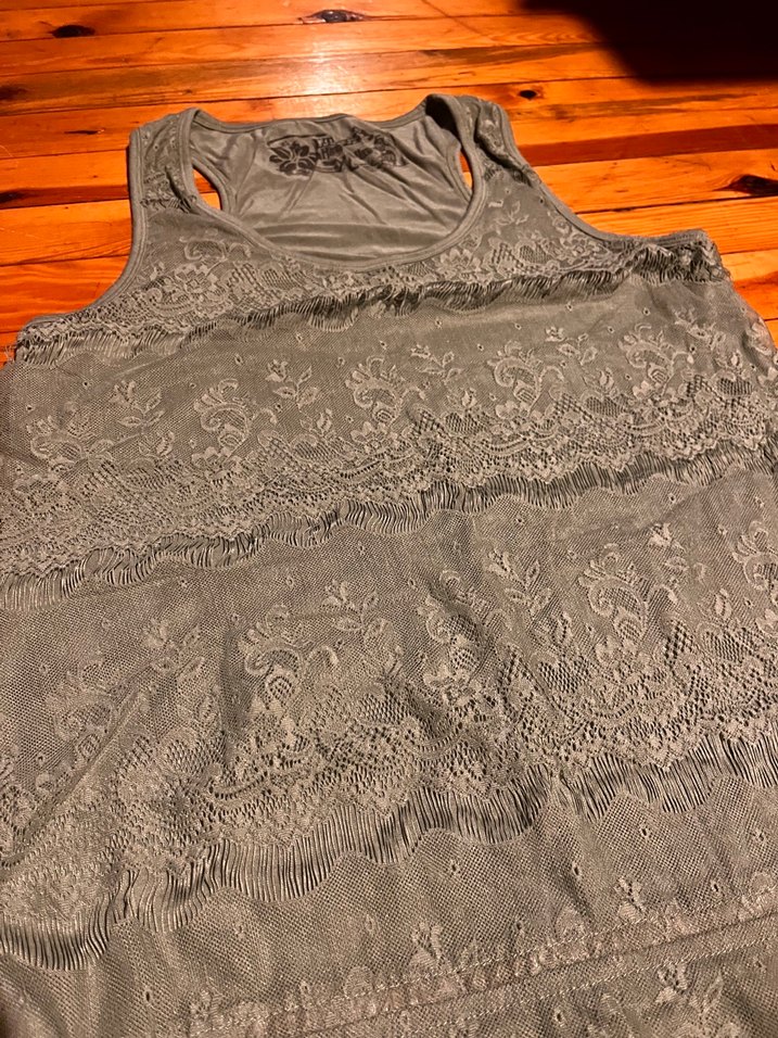 Yeşil dantelli elbise - Görsel 2