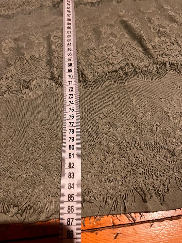 Yeşil dantelli elbise - Görsel 3