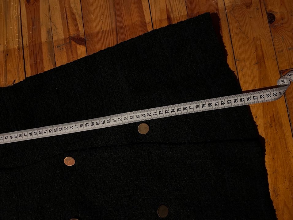 Düğmeli Siyah Tuvit Elbise - Görsel 5