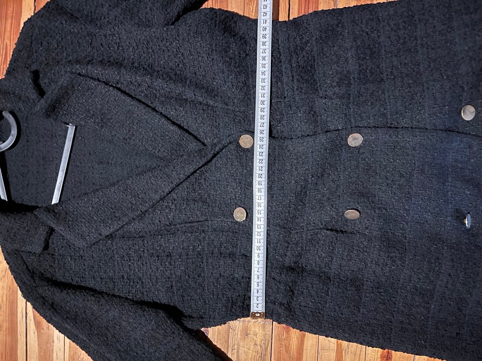 Düğmeli Siyah Tuvit Elbise - Görsel 4