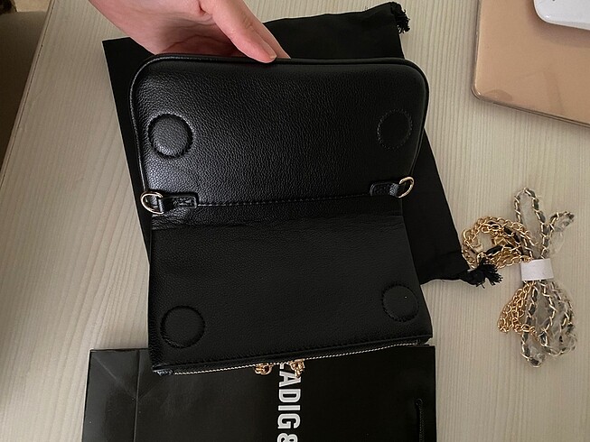 Beden siyah Renk Zadig Voltaire Gold Mini Çanta