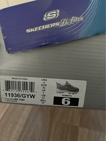 36 Beden Skechers kadın spor ayakkabı