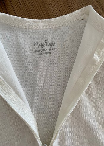 Beyaz Bebek Kundak Örtüsü - Görsel 2