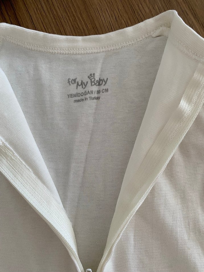 Beyaz Bebek Kundak Örtüsü - Görsel 2