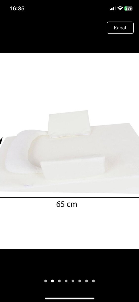 Sevi Bebe Pamuklu Bebek Reflü Yatağı - Görsel 2