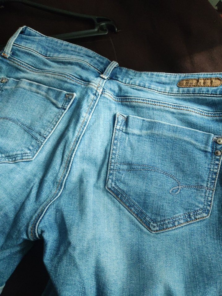 Kadın Mavi Kot Şort Bol Kesim Mini - Görsel 3