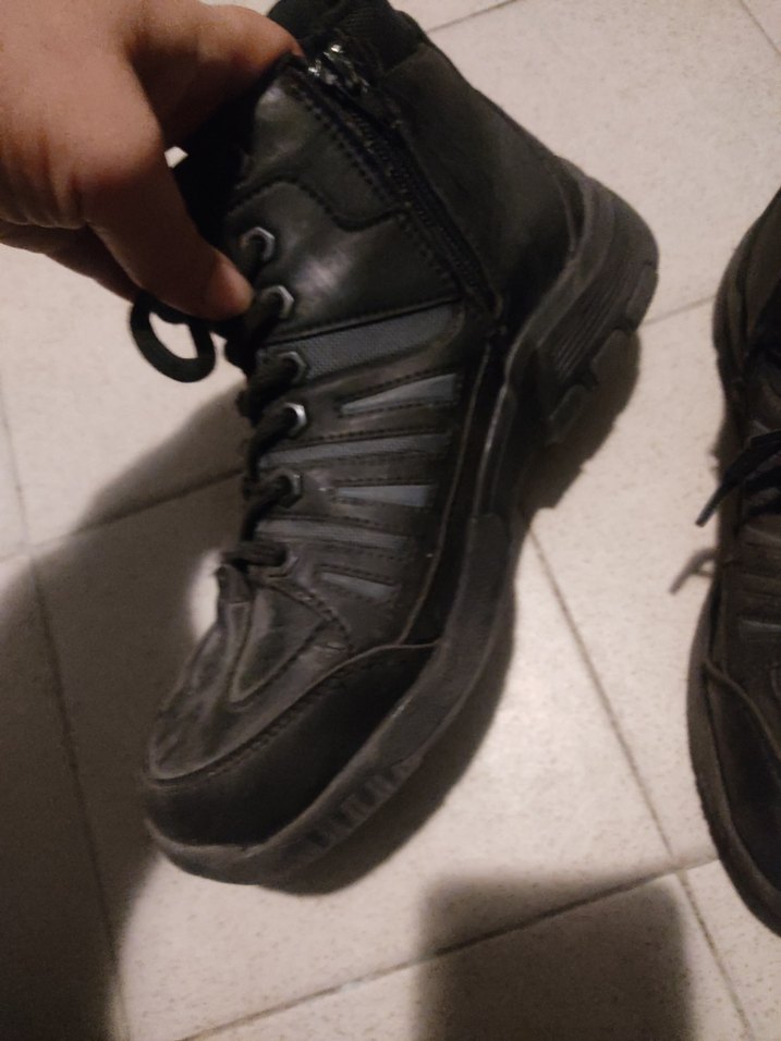 Siyah Goth Tarzı Erkek Bağcıkları - Görsel 2