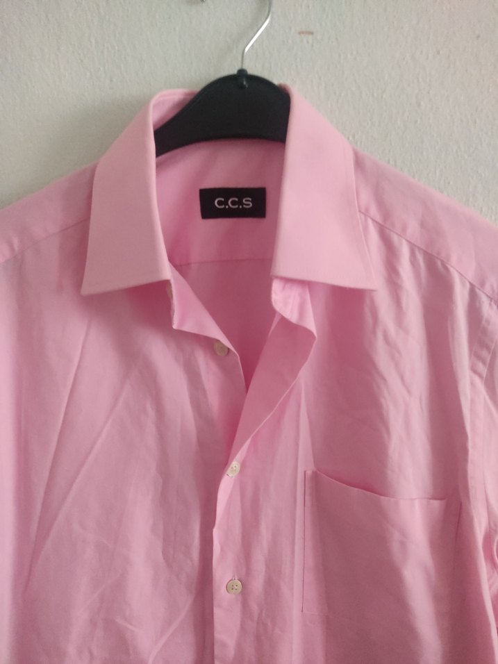 Pembe Erkek Gömlek - Görsel 2