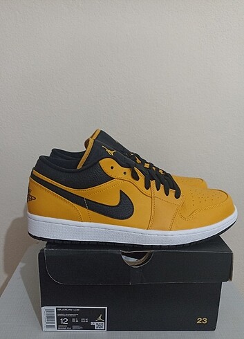 NİKE AİR JORDAN 1 LOW UNİVERSTY GOLD 46 NUMARA 