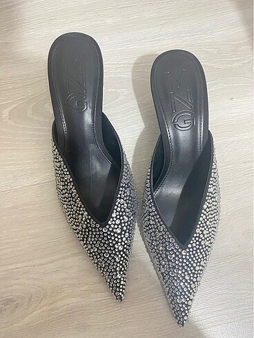 39 Beden gri Renk Mango stiletto