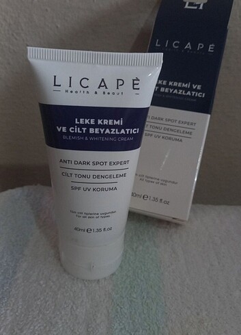 Leke kremi ve cilt beyazlatıcı