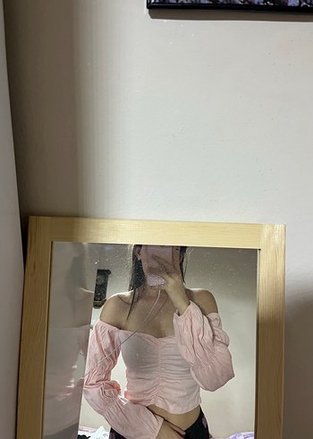İnce Askılı Pembe Kız Bolero