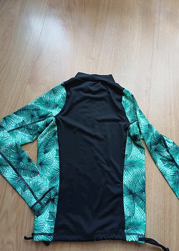 Uzun Kollu Erkek Çocuk Desenli Yeşil Mayo Üstü - Görsel 2