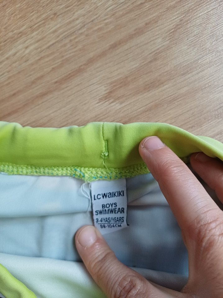 3lu Erkek Çocuk Renkli Desenli Kısa mayo - Görsel 4