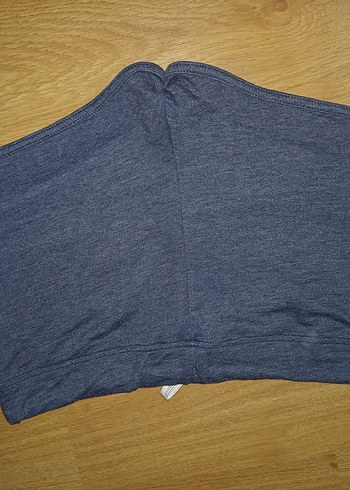 xl Beden Kadın Mavi Mini Pamuklu Şort