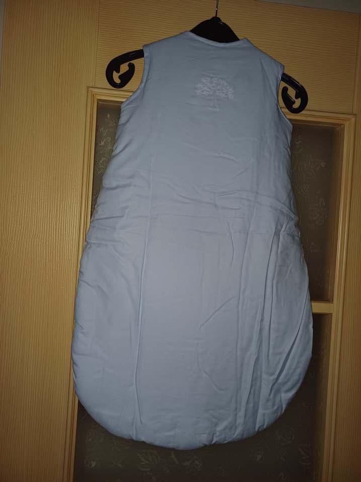 Mavi Fermuarlı Bebek Uyku Tulumu - Görsel 2