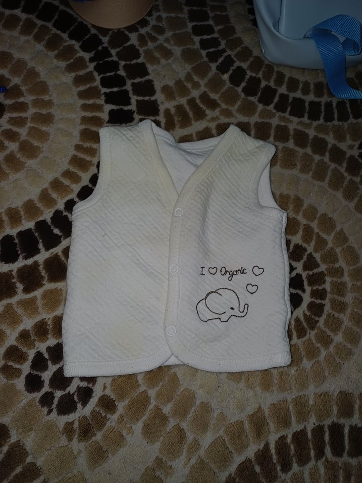 Bebek  Beyaz Uzun Kollu Takım - Görsel 4