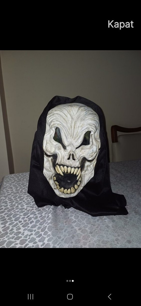 Korkutucu Dişli Kafatası Maske - Görsel 3