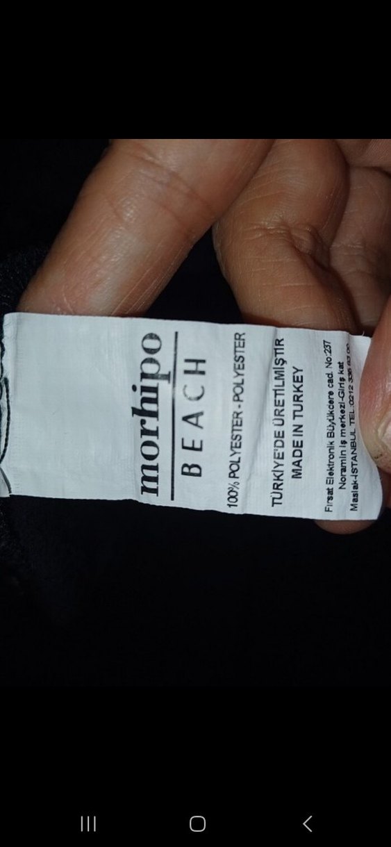 siyah plaj pantolon - Görsel 3