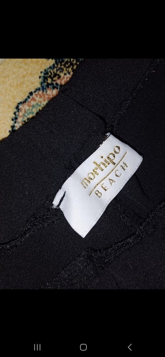 siyah plaj pantolon - Görsel 4