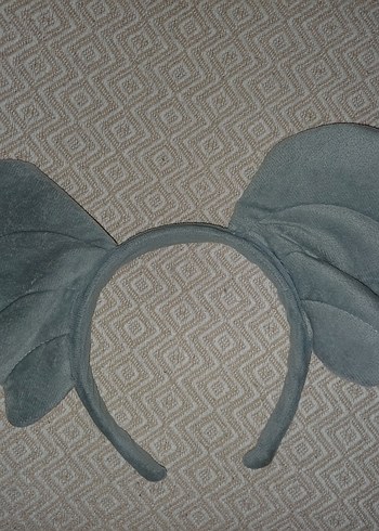 Gri ve Pastel Fil Kulaklı taç - Görsel 3