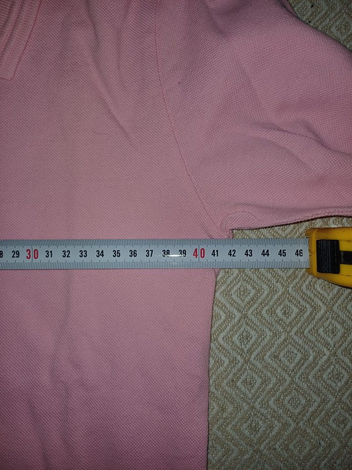 Çocuk Pembe Uzun Kollu Polo Tişört - Görsel 4