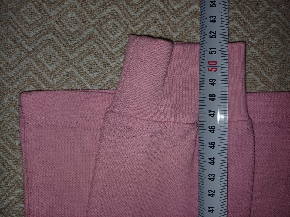 Çocuk Pembe Uzun Kollu Polo Tişört - Görsel 5