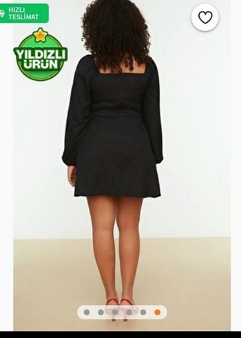 Trendyol & Milla Trendyol & Milla Siyah Mini V Yaka Elbise