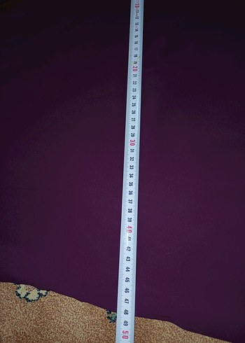 Bordo Uzun Kollu Salaş Uzun Elbise - Görsel 7