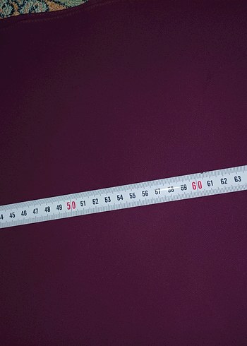 Bordo Uzun Kollu Salaş Uzun Elbise - Görsel 9