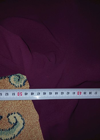 Bordo Uzun Kollu Salaş Uzun Elbise - Görsel 8