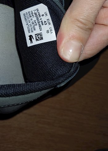 Gri Lacoste Erkek Ayakkabı Bağcıkları - Görsel 5