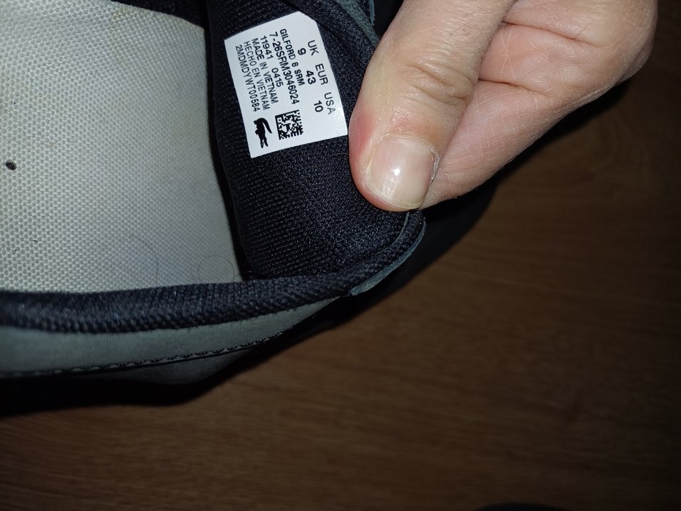 Gri Lacoste Erkek Ayakkabı Bağcıkları - Görsel 5