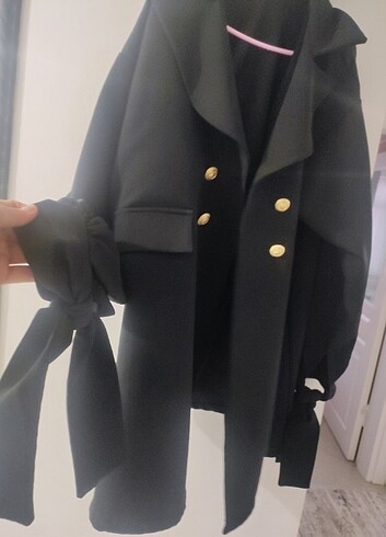 m Beden Siyah oversize ceket