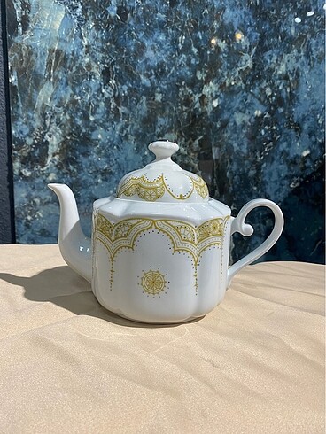 Vintage çay potu